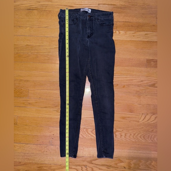Abercrombie & Fitch Women’s US 6 Black Mid-Waisted Super Skinny Jeans - Picture 7 of 10
